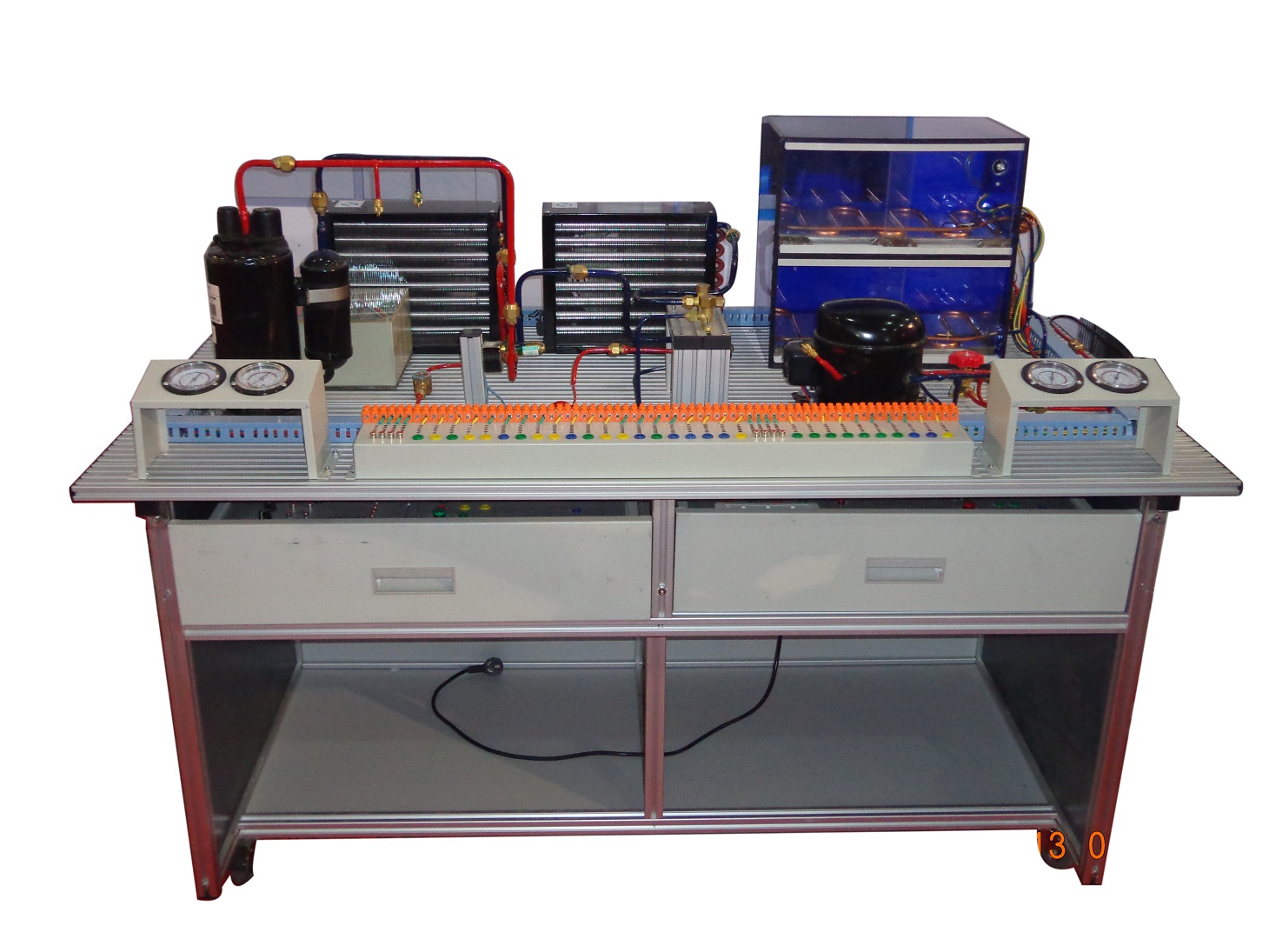 变频空调冰箱组装与调试实训考核装置